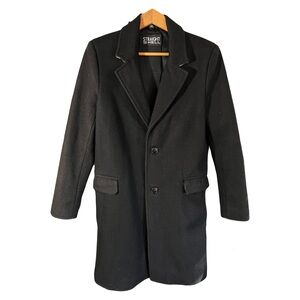 Black Straight to Hell Overcoat size xs